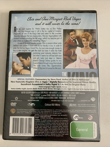 Viva Las Vegas (Deluxe Edition, DVD, 1964) Elvis Presley Region 4 NEW Sealed