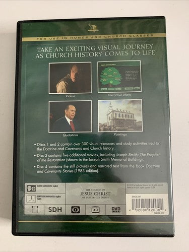 Doctrine & Covenants & Church History Visual Resource (DVD, 4-Disc) All Regions