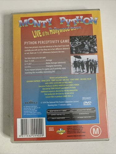 Monty Python Live at the Hollywood Bowl (DVD, 1982) All Regions
