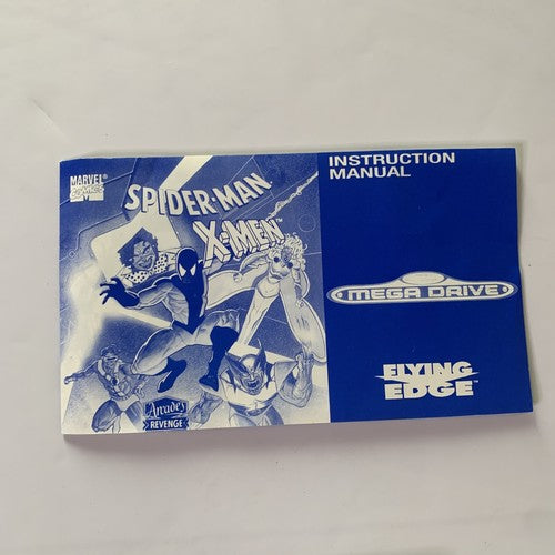 Spider-Man X-Men Sega Mega Drive PAL 1993 Game Complete