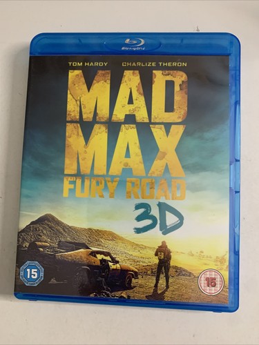 Mad Max-Fury Road 3D (Blu-ray 3D + 2D, 2013) Tom Hardy Region B