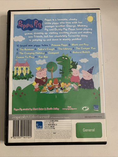 Peppa Pig: Princess Peppa & Sir George the Brave (DVD, 2009) Animation Region 4
