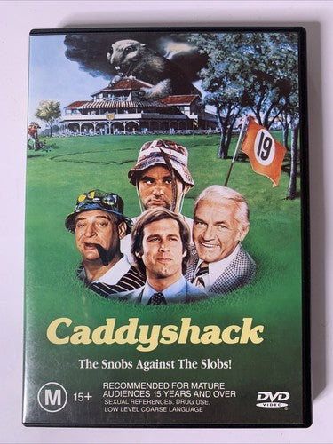 Caddyshack (DVD, 1980) Bill Murray, Chevy Chase, Rodney Dangerfield Region 4
