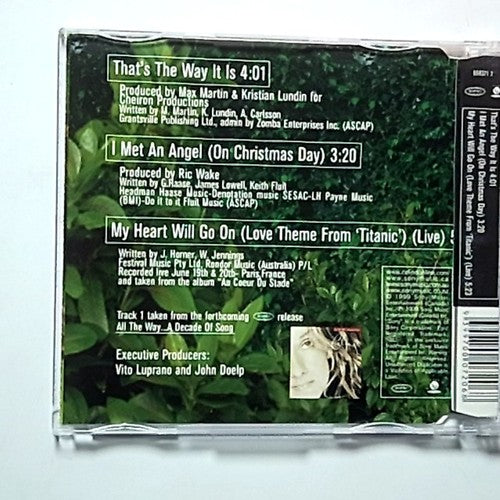 Céline Dion – That's The Way It Is (CD, 1999) Australia 668371 2