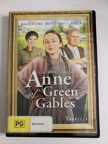 Anne of Green Gables (DVD, 2016) Martin Sheen, Ella Ballentine Region 4