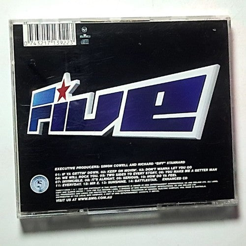 Five – Invincible (CD, 1999) Australia 74321713922
