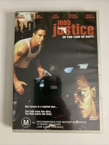 In the Line of Duty: Mob Justice (DVD, 1991) Tony Danza, Samuel Jackson Region 4