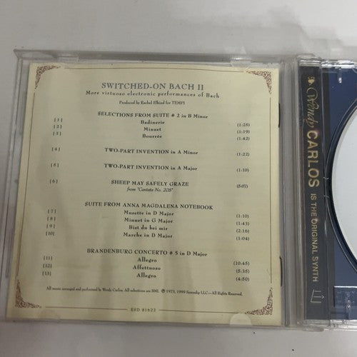 Wendy Carlos – Switched-On Bach II (CD, 2002) US esd 81622