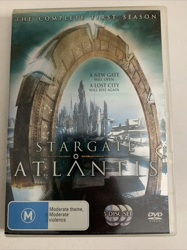 Stargate Atlantis: The Complete Season 1 (DVD, 2004, 5-Disc)  Region 4