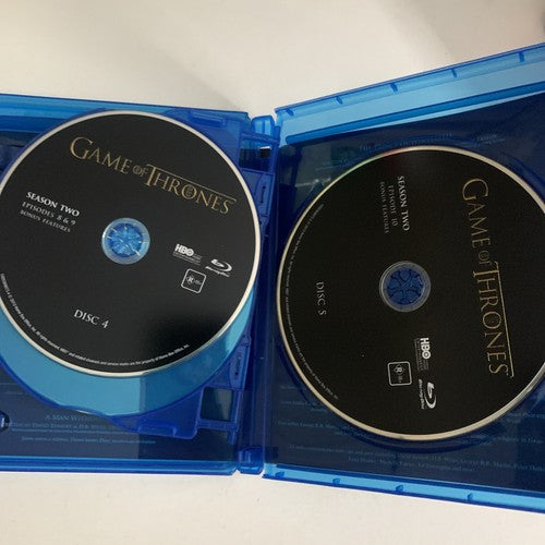 Game of Thrones : Season 2 (Blu-ray, 2012, 5-Disc) Region B