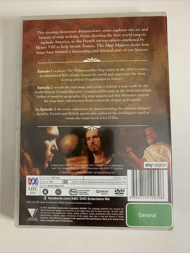 The Map Makers (DVD, 2004) ABC Mini-series Documentary Region 4