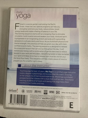 Element: Daily Yoga (DVD, 2014) Region 4
