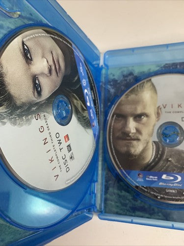 Vikings : Season 3 (Blu-ray, 2015, 4-Disc) Region B