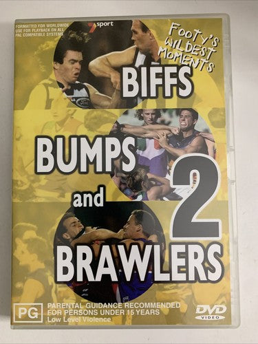 Biffs, Bumps and Brawlers : Vol 2 (DVD, 2002) Australian Football All Region NEW