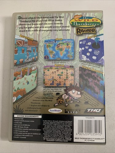 The Wild Thornberrys: Rambler PC Windows CD-ROM Game