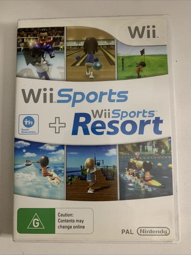 Wii Sports + Wii Sports Resort (NIntendo Wii, PAL) Game