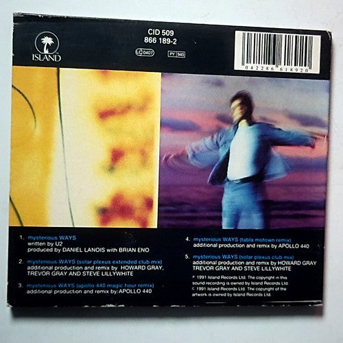 U2 – Mysterious Ways (CD, 1991) Australia Digipak 866 189-2/1