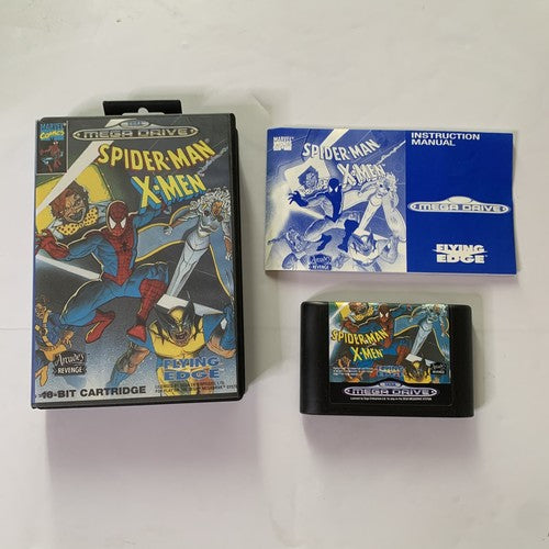 Spider-Man X-Men Sega Mega Drive PAL 1993 Game Complete