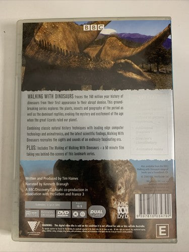 Walking With Dinosaurs (DVD, 2000, 2-Disc) BBC Region 4