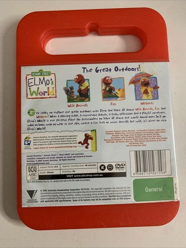 Sesame Street Elmo's World: The Great Outdoors (DVD, 2000) ABC Kids Region 4