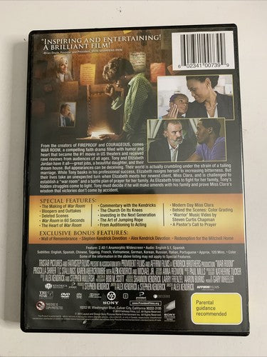War Room (DVD, 2015) Priscilla C. Shirer, T.C. Stallings All Regions NEW