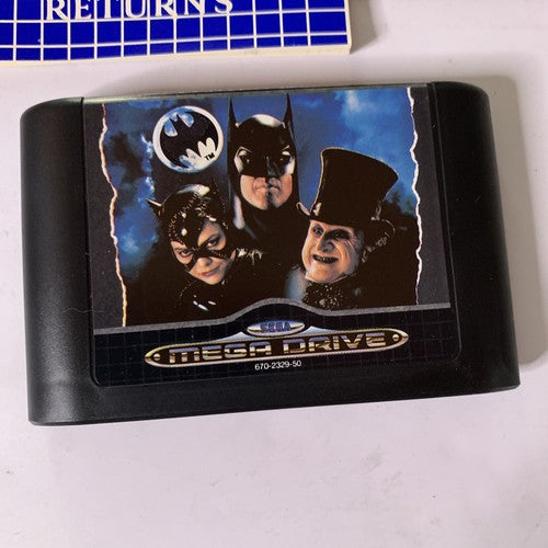 Batman Returns Sega Mega Drive PAL 1992 Game Complete
