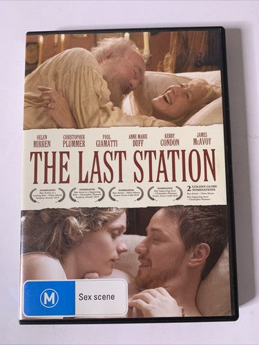 The Last Station (DVD, 2009) Christopher Plummer, Helen Mirren Region 4