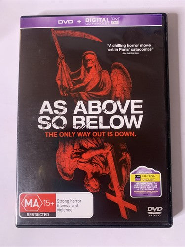 As Above, So Below (DVD, 2014) Ben Feldman, Horror Film Region 4