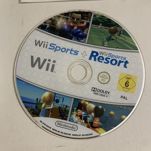 Wii Sports + Wii Sports Resort (NIntendo Wii, PAL) Game