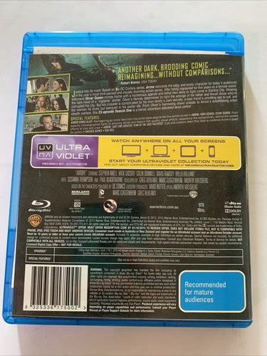 Arrow : Season 1  (Blu-ray, 2012, 4-Disc) Region B