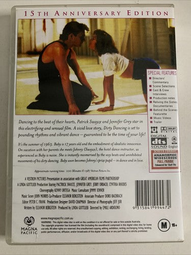 Dirty Dancing (Special Edition, DVD, 1987) Jennifer Grey, Patrick Swayze Region4