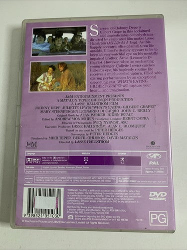 What's Eating Gilbert Grape? (DVD, 1993) Johnny Depp, Leonardo DiCaprio Region 4