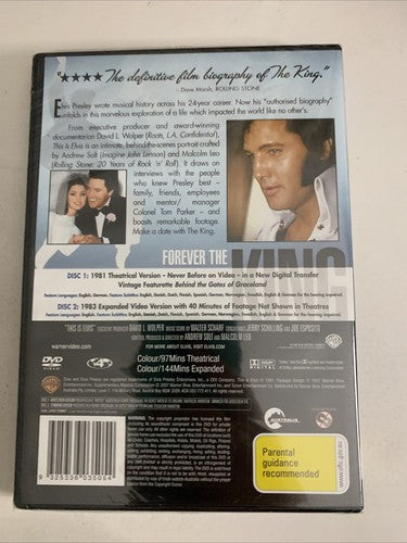 This Is Elvis (DVD, 1981, 2-Disc) Elvis Presley Documentary Region 4 NEW Sealed