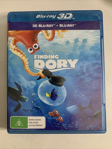 Finding Dory 3D (Blu-ray, 2016) Disney Pixar Film All Regions
