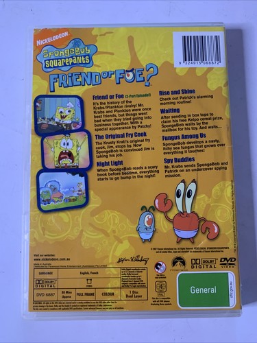 SpongeBob SquarePants : Friend or Foe? (DVD, 2003) Region 4