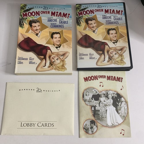 Moon Over Miami (DVD, 1941)  Don Ameche, Betty Grable Region 1