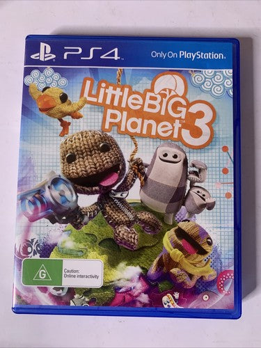 Little Big Planet 3 Sony PlayStation 4 PS4 Game Complete