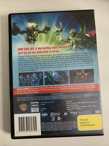 LEGO Hero Factory: Savage Planet (DVD, 2011) Animated Movie Region 4