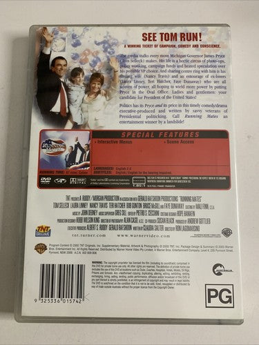 Running Mates (DVD, 1999) Laura Linney, Tom Selleck, Faye Dunaway Region 4