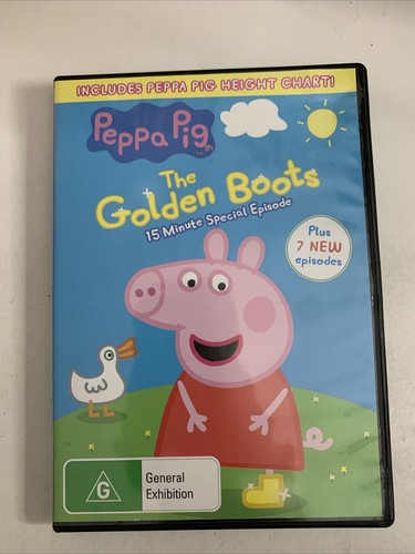 Peppa Pig: The Golden Boots (DVD, 2015) Region 4