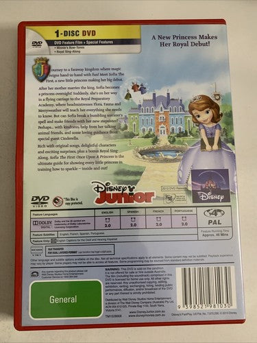 Sofia the First: Once Upon A Princess (DVD, 2012) Disney Region 4