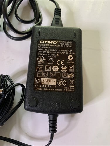 Genuine Dymo DSA-42DM-24 Power Supply 24V 1.75A for Dymo LabelWriter Printers