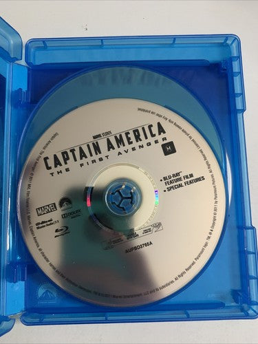 Captain America: The First Avenger (Blu-ray 3D + 2D, 2011, 3-Disc) Region B