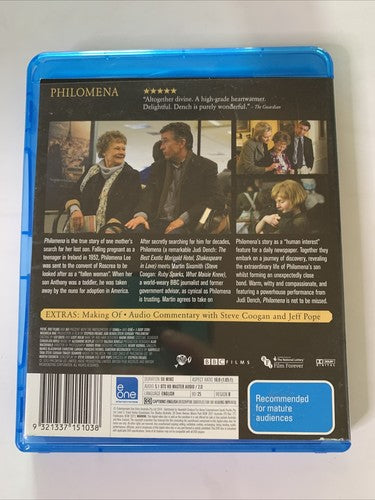 Philomena (Blu-ray, 2013) Steve Coogan, Judi Dench Region B