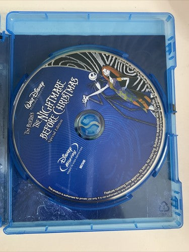 The Nightmare Before Christmas (Blu-ray, 1993) Disney All Regions