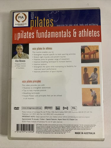 Pilates Fundamentals & Athletes (DVD) Region 4