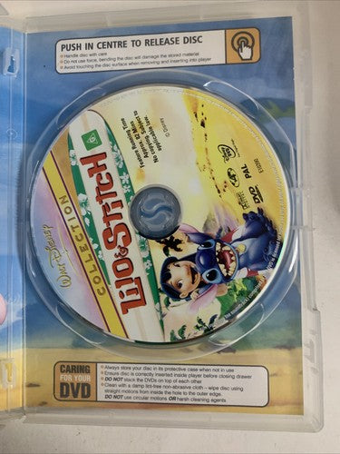 Lilo & Stitch (DVD, 2001) Disney Animation Movie Region 4