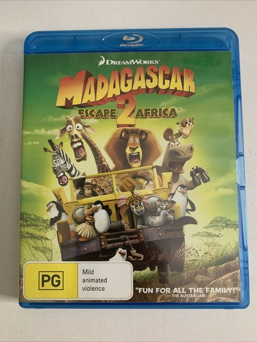 Madagascar: Escape 2 Africa (Blu-ray, 2008) Region B