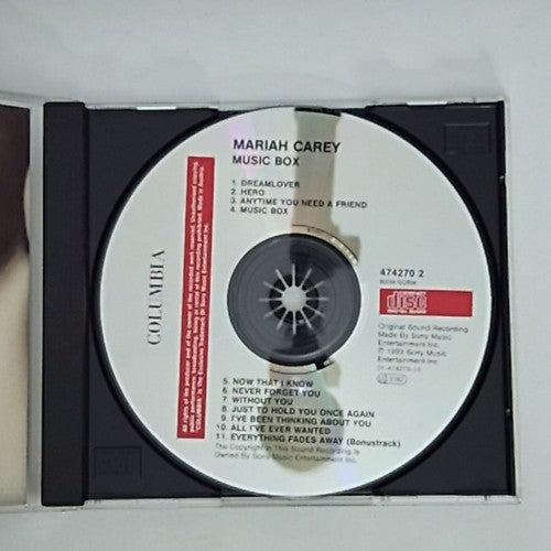 Mariah Carey – Music Box (CD, 1993) Europe Bonus Track