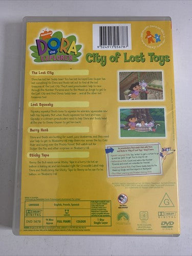 Dora the Explorer: City of Lost Toys (DVD, 2000) Region 4